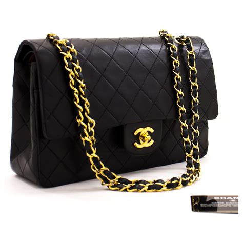 chanel medium bag black|chanel classic flap medium price.